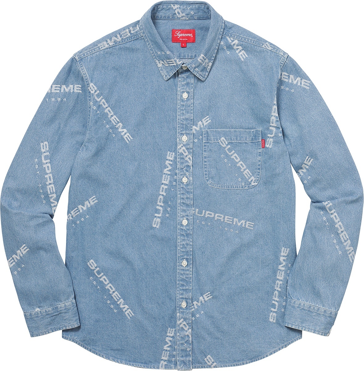 Jacquard Denim Shirt view 2
